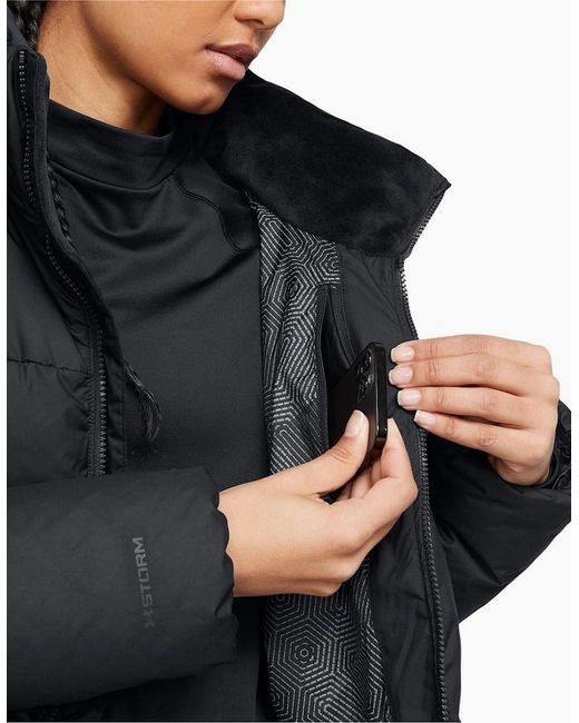 Under Armour Blue Limitless Weather Resistant Puffer Jacket