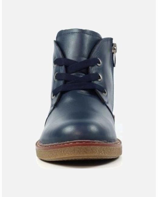 Lunar Blue Claire Ii Leather Boot Glr014