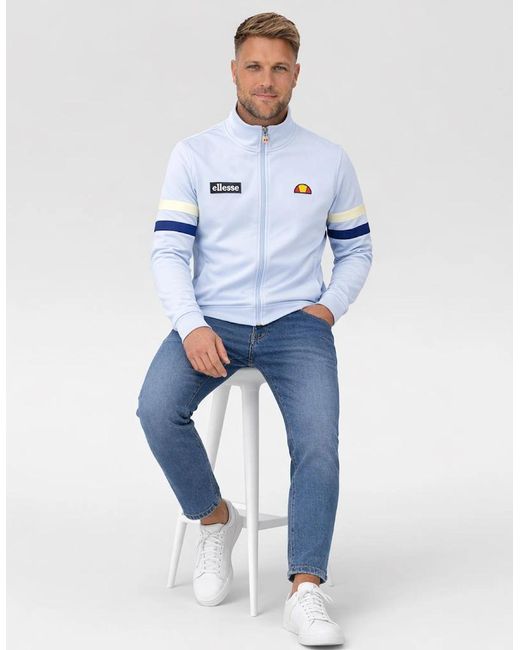 Ellesse Blue Roma Track Top Jacket Light for men