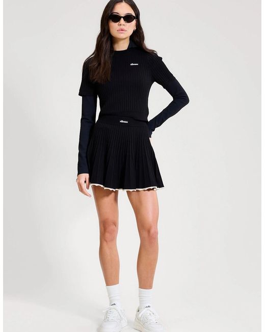Ellesse Black The Court Skirt