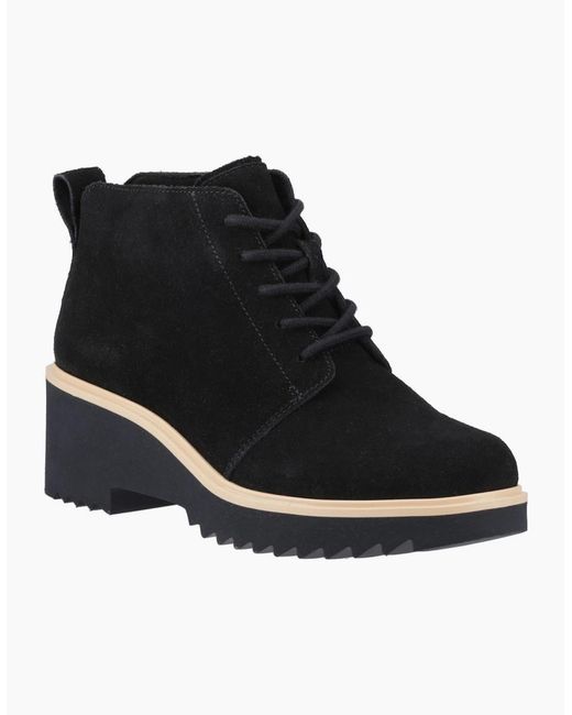 TOMS Black Maude Heeled Ankle Boots