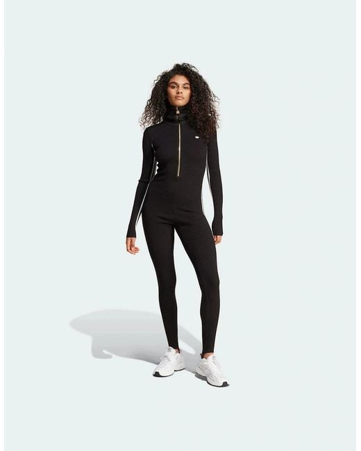Adidas Black Originals Premium Knit Jumpsuit