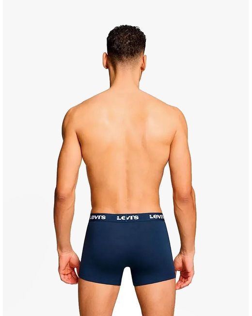 Levi's Blue Levi's Repeat Logo 2 Pack Trunks for men