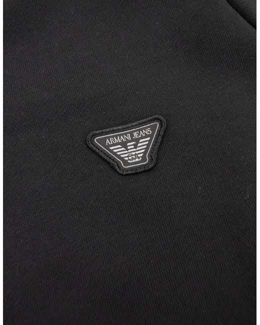 Armani Jeans Black Eagle Logo Bomber Jacket for men