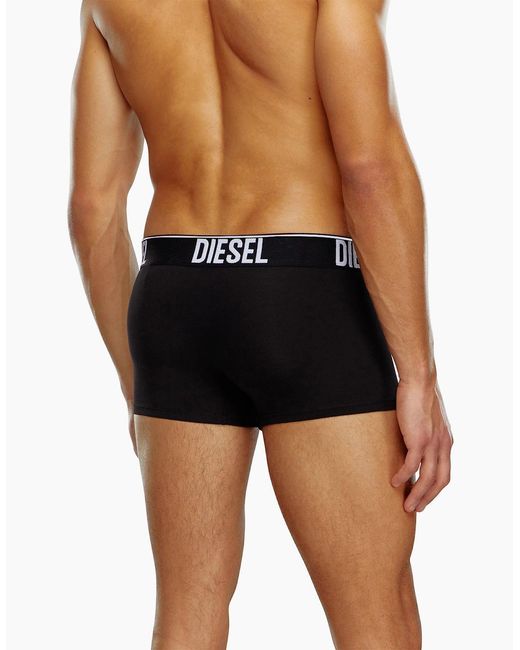 DIESEL Blue Umbx Shawn Trunks Rg Boxer Shorts 2X Pack Stretch Cotton Underwear for men