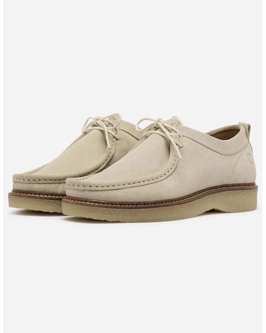 Oliver Sweeney Natural Marana Calf Suede Moccasin Shoes for men