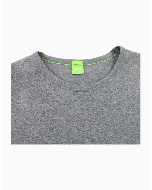 Boss Gray Small Logo Long Sleeve Togn Dark for men
