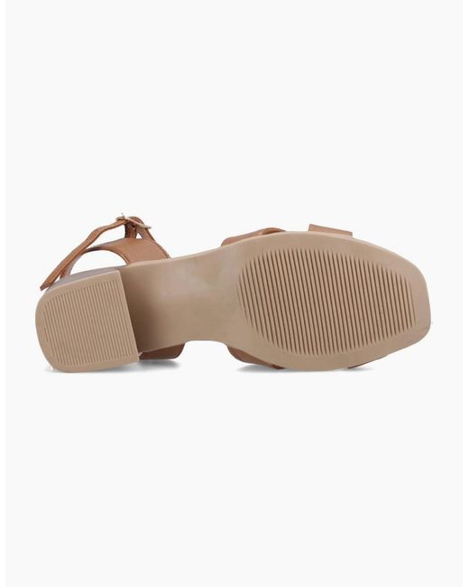 Hush Puppies Brown Regina Heeled Sandals