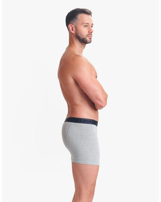 Ted Baker Blue 3-Pack Cotton Boxer Briefs Boxer Briefs for men