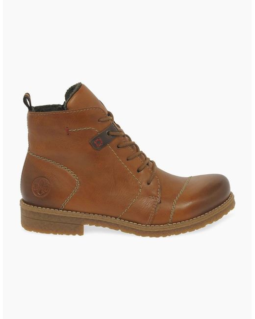 Rieker Brown Guide Ankle Boots
