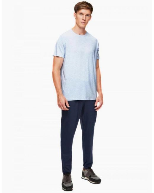Derek Rose Blue Ethan Micromodal Stretch T-Shirt for men