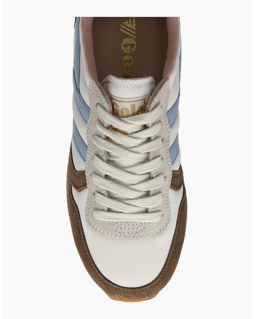 Gola White Daytona Chute Trainers