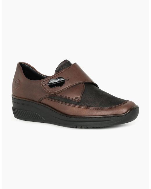 Rieker Brown Leaves Shoes