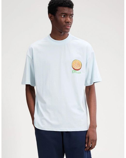 Ellesse White The Citrus Tee for men