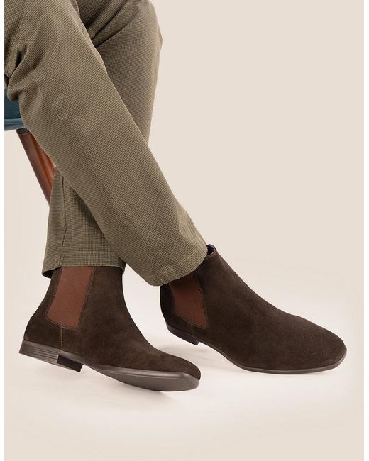 Oswin Hyde Brown Darwin Suede for men