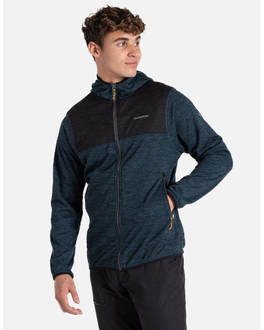 Craghoppers Blue Travos Full Zip Fleece Top for men