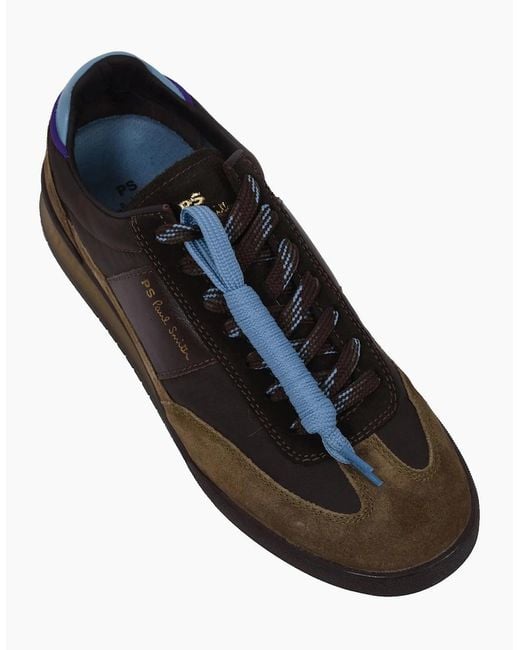 Paul Smith Black Dover Trainer/Khaki for men