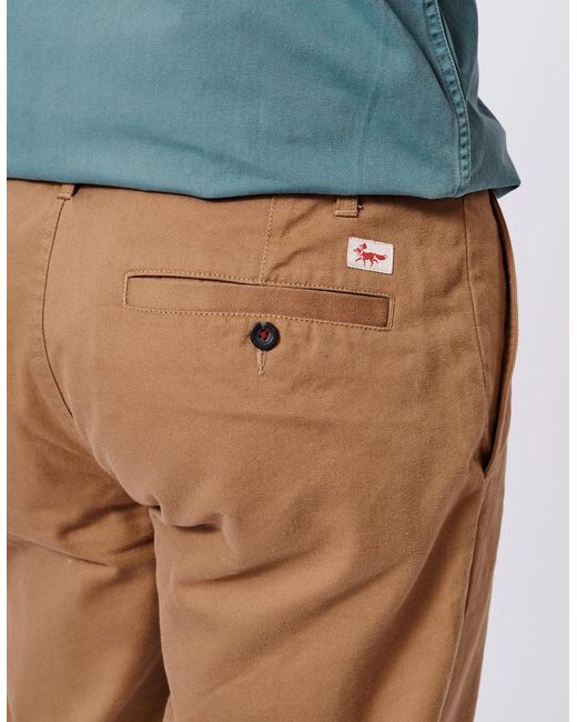 aubi Blue Ormsby Selvedge Chino for men