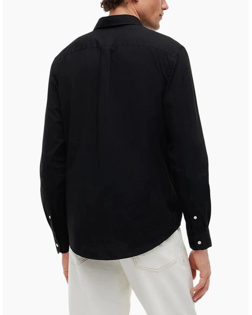 Tommy Hilfiger Black Shirts Slim Fit Formal Top for men