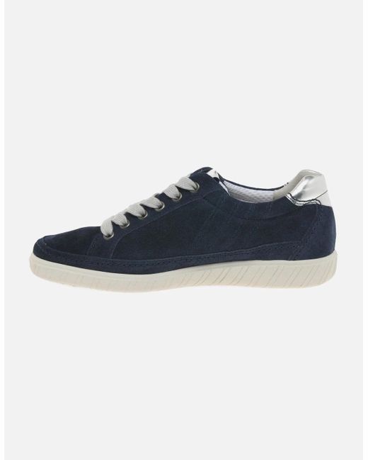 Gabor Blue Amulet Wide Fit Sneakers