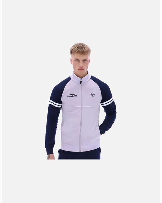Sergio Tacchini Blue Orion Davis Track Top Jacket Thistle for men