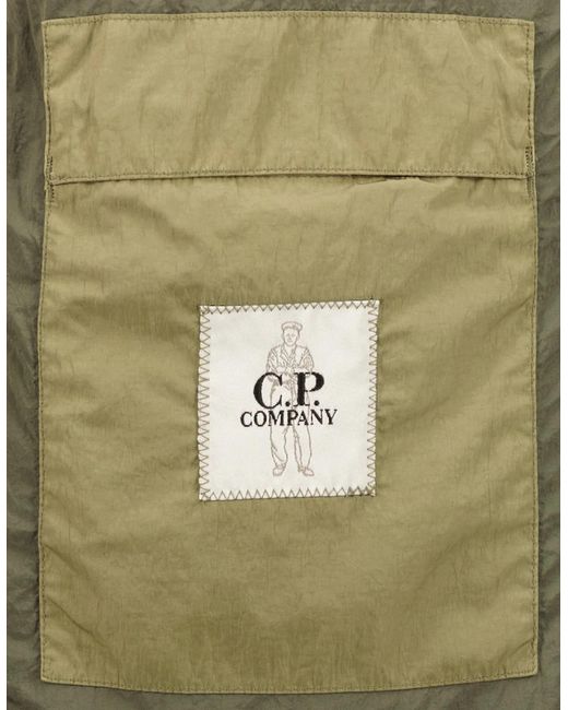 C P Company Green Eco-Chrome R Down Lens Jacket for men