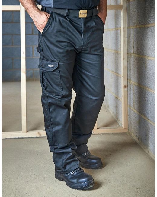 Apache Gray Apind Workwear Trousers for men