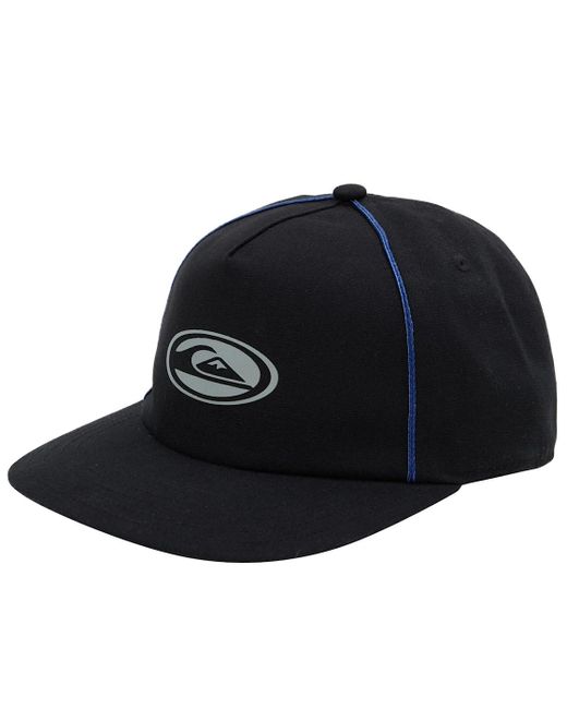 Quiksilver Blue Screener Snapback Baseball Cap for men