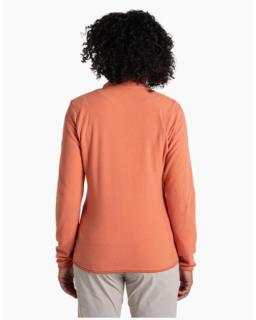 Craghoppers Orange Ladies Anya Nosilife Fleece Jacket