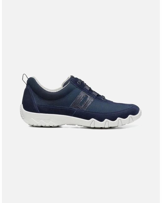 Hotter Blue Leanne Ii Wide Fit Sports Shoes