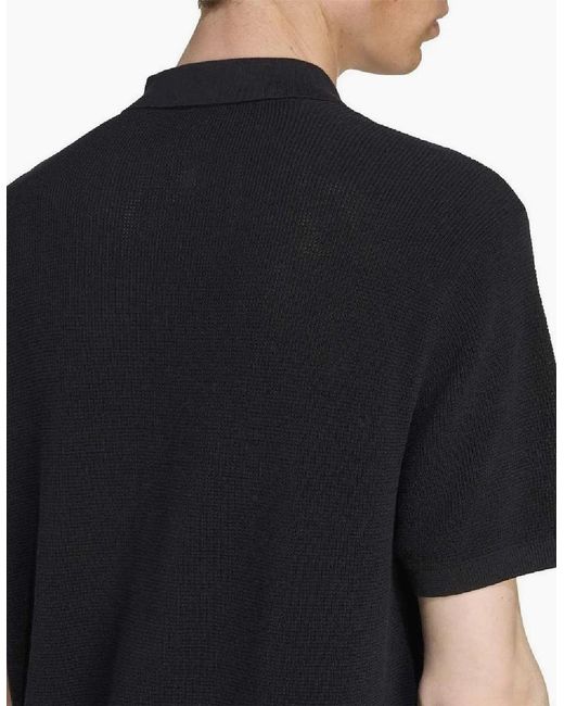 Adidas Originals Black Premium Collared Neck Short Sleeve Polo Shirt for men