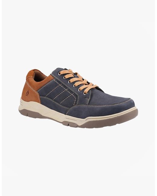 Hush Puppies Blue Finley Comfort Shoes for men