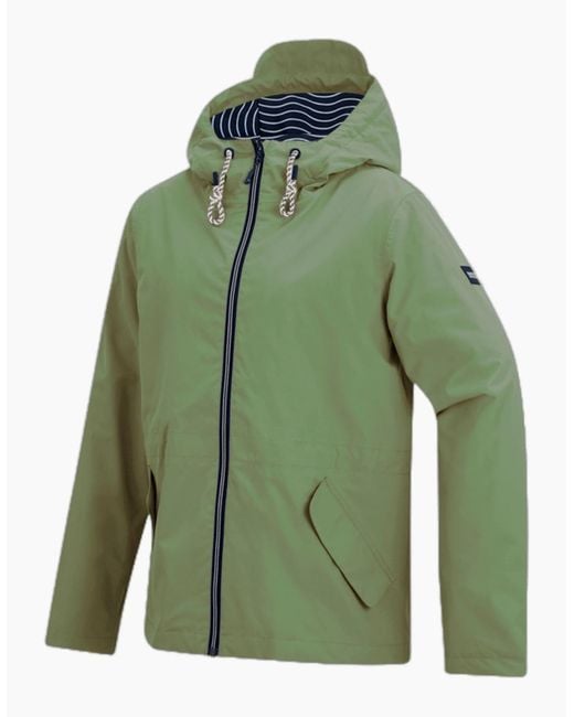 Regatta Green Ladies Bayletta Grid Distress Waterproof Jacket