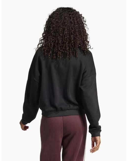 Adidas Black Midweight Bomber Jacket