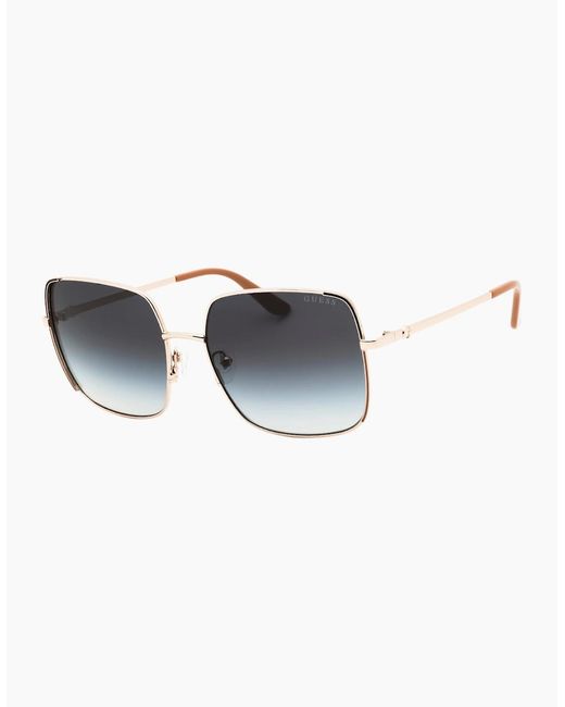 Guess Blue Square Shape Sunglasses