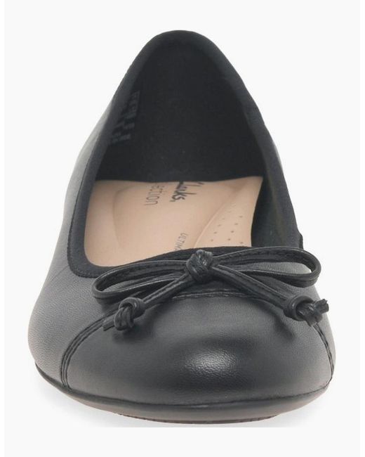 Clarks Black Loreleigh Rae Ballet Pumps