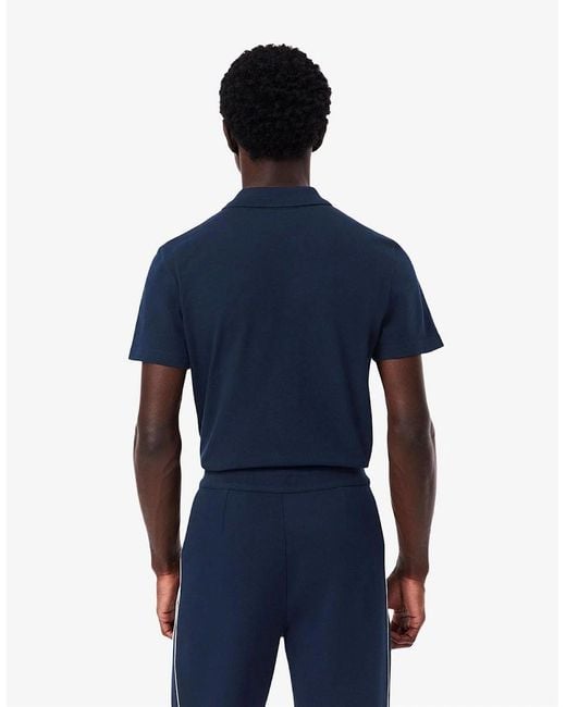 Lacoste Blue Short Sleeve Polo for men