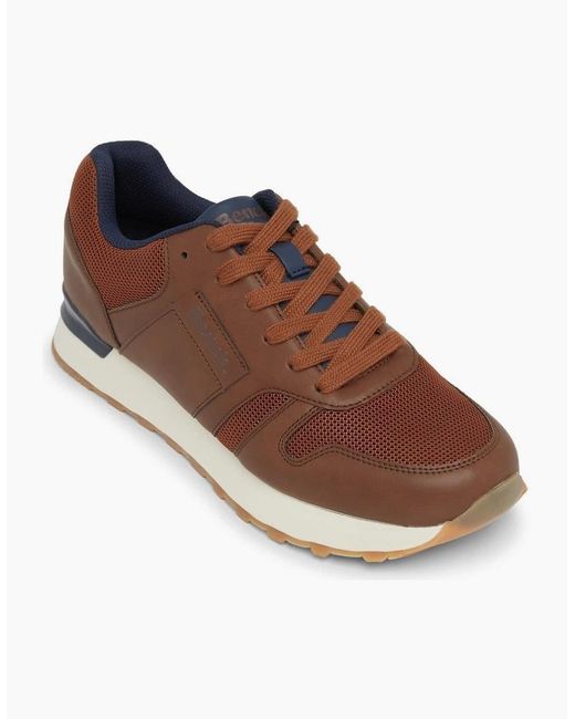 Bench Brown Valence Lace-Up Trainers for men
