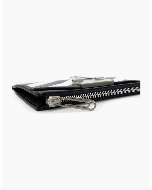 Off-White c/o Virgil Abloh Black Off Binder Card Case for men