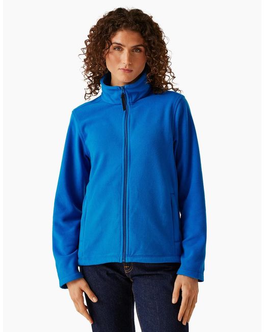Regatta Blue Professional /Ladies Microfleece Full Zip Jacket