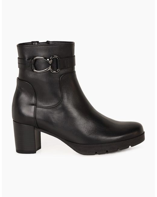 Gabor Black Emilia Ankle Boots