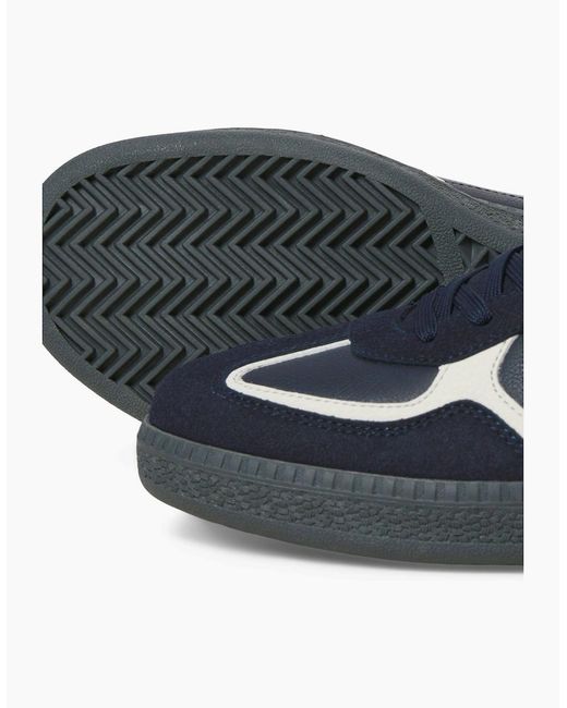 Jack & Jones Blue Morgen Combo Polyurethane Blazer Standard Trainers for men