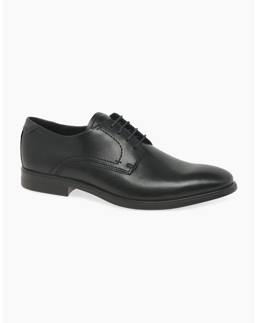 Ecco Black Melbourne Formal Lace Up Shoes for men