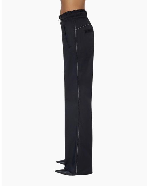 DIESEL Blue P Smilace Trousers Regular Fit Bootcut High Waist Ladies Pant