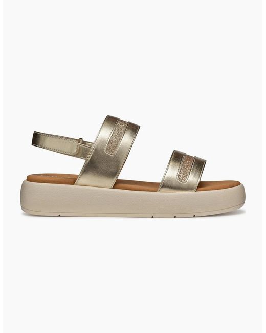 Geox Brown D Camalei Light Sandals