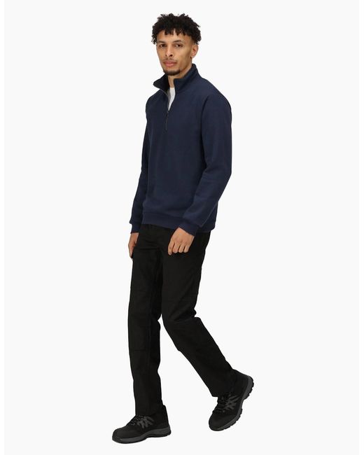 Regatta Blue Professional Quarter Zip Sweatshirt for men