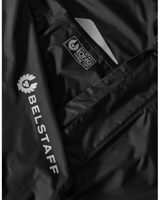 Belstaff Black Long Way Up Rain Suit Jacket for men