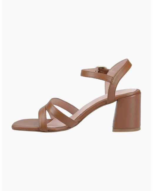 Hush Puppies Brown Nalani Heeled Sandals