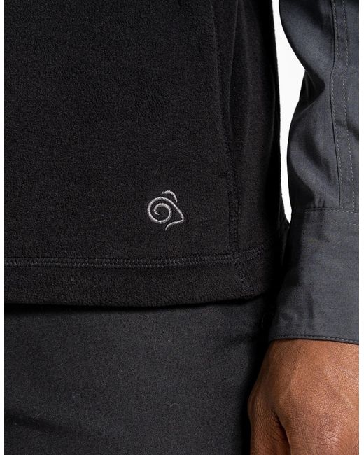 Craghoppers Black Expert Corey Fleece Gilet for men