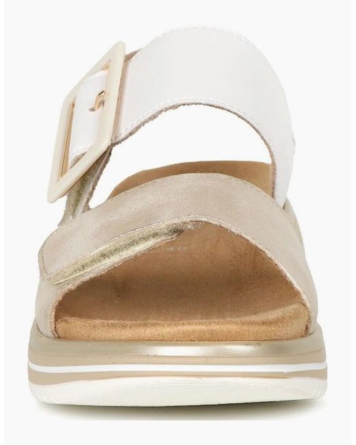 Remonte White Manila Sandals